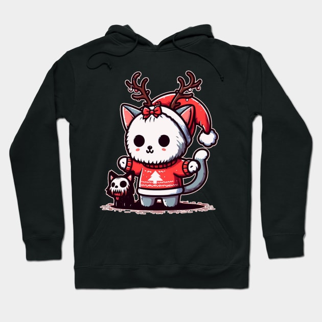 Cute Christmas Holliday Hoodie by Ai Grafis